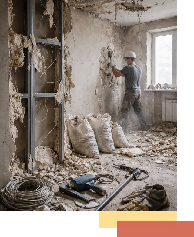 Профессиональный демонтаж зданий и конструкций в Ейске