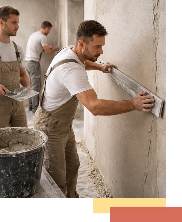 Штукатурка стен без маяков в Ейске быстро и качественно