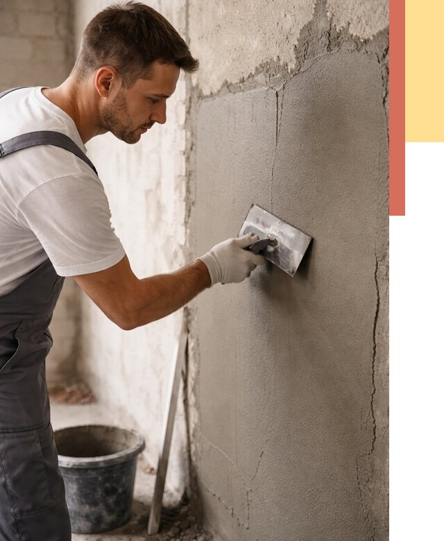 Штукатурка стен под плитку в Ейске от 4329 руб./м2 — выравнивание под плитку | ОТДЕЛОЧНИК-Еск