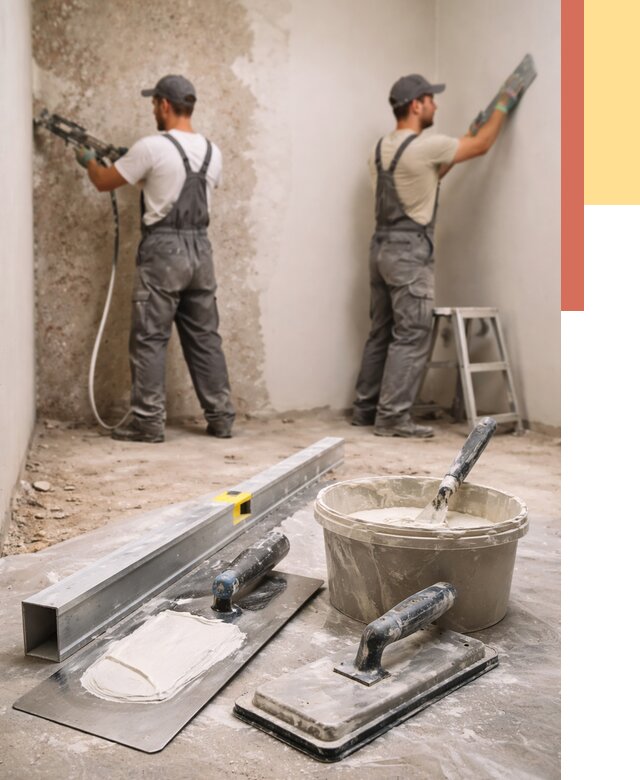 Штукатурка стен под обои в Ейске от 4638 руб./м2 — выравнивание под обои | ОТДЕЛОЧНИК-Еск