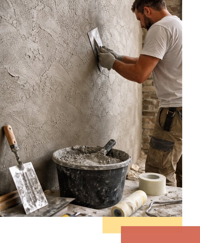 Декоративная штукатурка лофт в Ейске — отделка стен и потолков