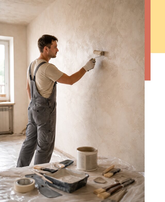 Нанесение лессирующей краски по декоративке в Ейске от 1804 руб. | ОТДЕЛОЧНИК-Еск