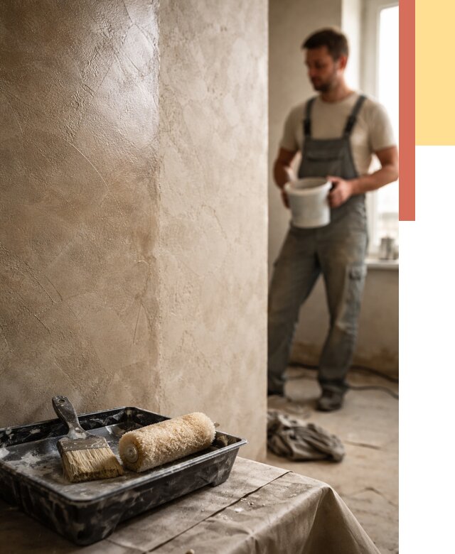 Нанесение воска на штукатурку в Ейске от 3607 руб. | Услуги ОТДЕЛОЧНИК-Еск