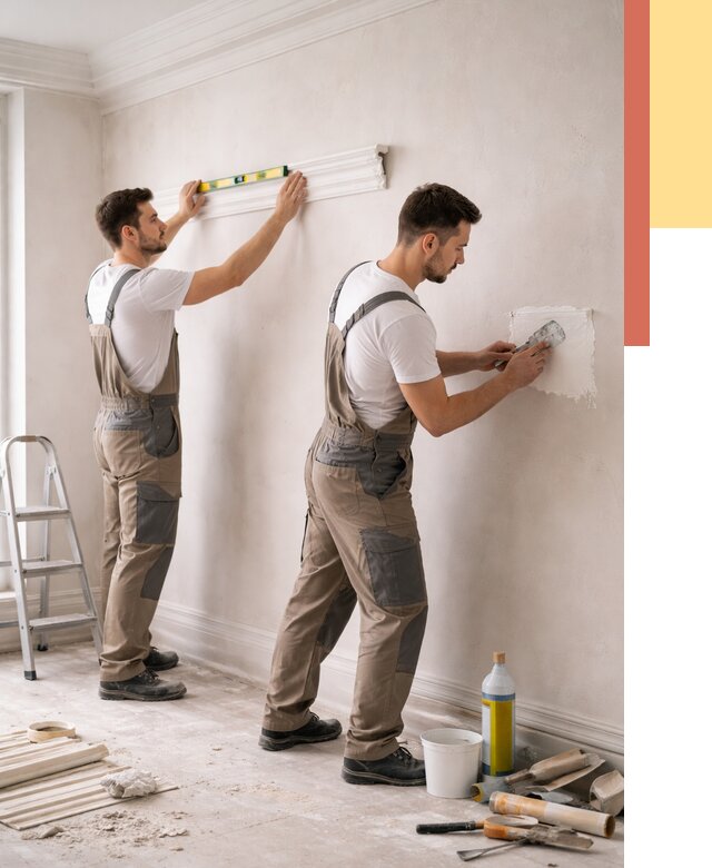 Монтаж лепнины на стены в Ейске от 4638 руб. — недорого, быстро | ОТДЕЛОЧНИК-Еск