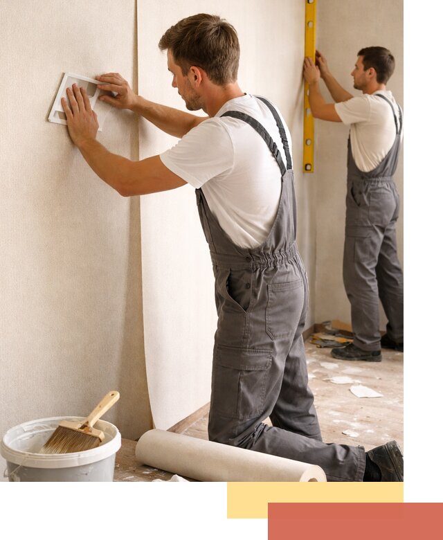 Поклейка бумажных обоев в Ейске качественно и недорого