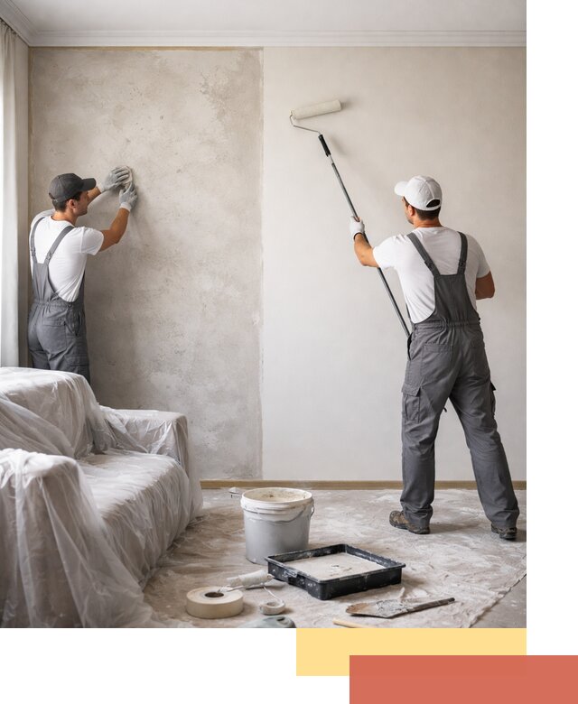 Покраска стен антивандальной краской в Ейске