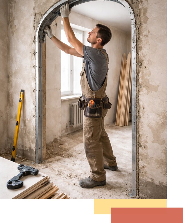 Устройство арочного проема в Ейске под ключ