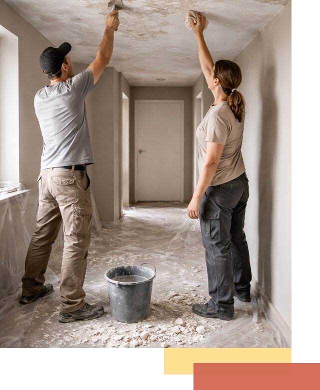 Удаление побелки с потолка в Ейске — быстро и аккуратно