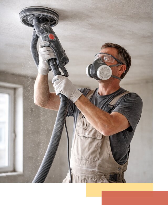 Шлифовка потолка в Ейске — качественная подготовка под отделку