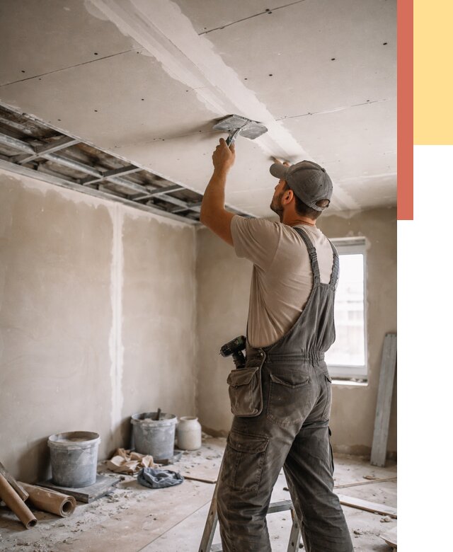 Ремонт потолка из гипсокартона в Ейске от 670 руб./м² — быстро и недорого | ОТДЕЛОЧНИК-Еск