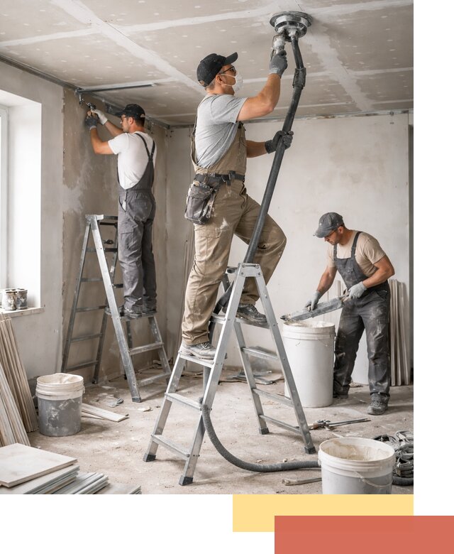 Ремонт потолка из гипсокартона в Ейске: быстрый и качественный монтаж