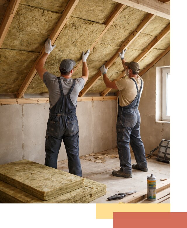 Утепление потолка минеральной ватой в Ейске